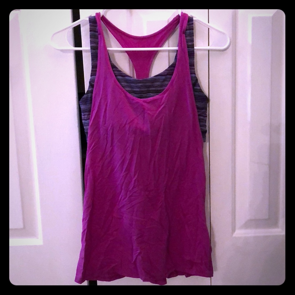 Lululemon workout tank with built in bra